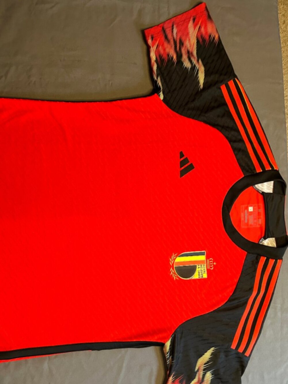 Adidas Belgium 2022 World Cup Authentic Home Jersey Shirt Red HD9413 Mens M NWT